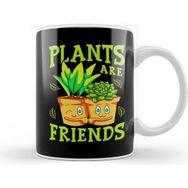 Baskı Dükkanı Cute & Funny Plants Are Friends Gardening Pun Kupa