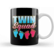Baskı Dükkanı Cute Funny Twin Squad Twinning Baby Announcement Kupa
