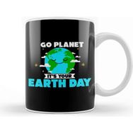 Baskı Dükkanı Cute Go Planet It is Your Earth Day Funny Pun Kupa