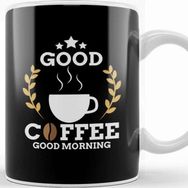 Baskı Dükkanı Cute Good Coffee Good Morning Caffeine Addicts Kupa