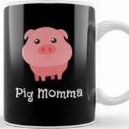 Baskı Dükkanı Cute Pig Momma Girl Pet Piglet Owner Mommy Mama Kupa