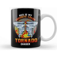 Baskı Dükkanı Cute Red Is My Favorite Color Tornado Chaser Kupa