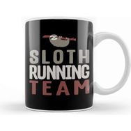 Baskı Dükkanı Cute Sloth Running Team Slothlike Runners Joke Kupa