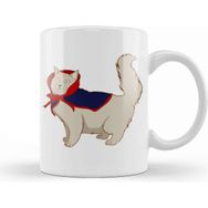 Baskı Dükkanı Cute Vampire Cat Halloween Funny Vampire Kitty Kupa Bardak