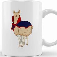 Baskı Dükkanı Cute Vampire Llama Halloween Funny Vampire Llama Kupa Bardak
