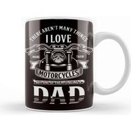 Baskı Dükkanı Dad Motorcycle Biker Father Daddy Papa Poppa Stepdad Husband Kupa