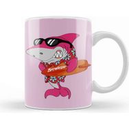 Baskı Dükkanı Daddy Shark Mitch Baywatch Guard Blue Kupa