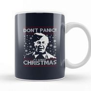 Baskı Dükkanı Dads Army Dont Panic Christmas Knit Pattern Kupa