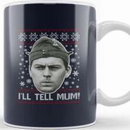 Baskı Dükkanı Dads Army Pike Tell Mum Christmas Knit Pattern Kupa