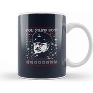 Baskı Dükkanı Dads Army Stupid Boy Christmas Knit Pattern Kupa Bardak