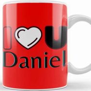 Baskı Dükkanı Daniel Name Custom Design Gift Baby Gift For Him Kupa Bardak