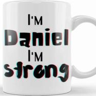 Baskı Dükkanı Daniel Name Personalized Custom Design Gift Baby Gift For Him Kupa