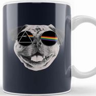 Baskı Dükkanı Dark Side Of The Pug Kupa