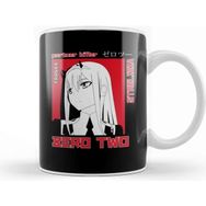 Baskı Dükkanı Darling In The Franxx Zero Two And Hiro Beyaz 330 ml Porselen Kupa Bardak