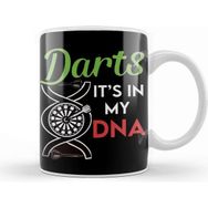Baskı Dükkanı Darts In My Dna Dart Player Arrow Bullseye Pub Sports Target Kupa