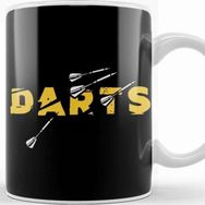 Baskı Dükkanı Darts Player Bullseye Dartist Dart Throwing Arrow Pub Sports Kupa Bardak