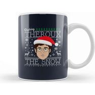 Baskı Dükkanı Dashing Theroux the Snow Louis Christmas Kupa Bardak