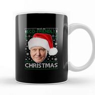 Baskı Dükkanı David Attenborough Have An Eco Friendly Christmas Knit Kupa Bardak