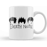 Baskı Dükkanı Death Note Death Head Beyaz Porselen Kupa Bardak