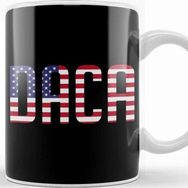 Baskı Dükkanı Defend Daca Dreamers Patriotic Usa Political Beyaz Porselen Kupa Bardak