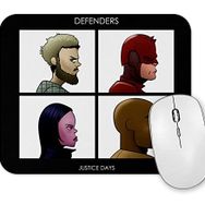 Baskı Dükkanı Defenders Justice Days Mouse Pad