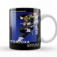 Baskı Dükkanı Demon Slayer Tomioka Giyuu Beyaz 330 ml Porselen Kupa Bardak