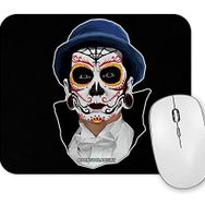 Baskı Dükkanı Dia De Los Muertos Day of the Dead Vampire Mouse Pad