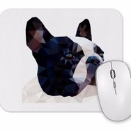 Baskı Dükkanı Diamond Bulldog Köpek Pug Mouse Pad