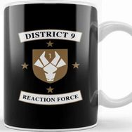 Baskı Dükkanı District 9 Reaction Force Beyaz Porselen Kupa Bardak