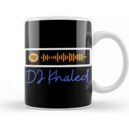 Baskı Dükkanı Dj Khaled Art Beyaz Porselen Kupa Bardak