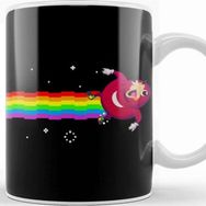 Baskı Dükkanı Do You Know De Way Nyan Cat Kupa