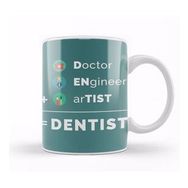 Baskı Dükkanı Doctor Engineer Artist Dentist 019 Beyaz 330 ml Porselen Kupa Bardak