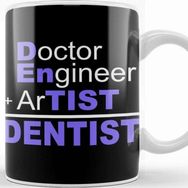 Baskı Dükkanı Doctor Engineer Artist Dentist 028 Kupa Bardak