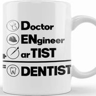 Baskı Dükkanı Doctor Engineer Artist Dentist 03 Kupa Bardak