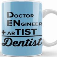 Baskı Dükkanı Doctor Engineer Artist Dentist 033 Kupa Bardak