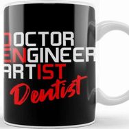 Baskı Dükkanı Doctor Engineer Artist Dentist 034 Kupa Bardak