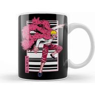 Baskı Dükkanı Doflamingo Line Background Kupa Bardak