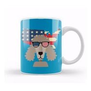 Baskı Dükkanı Dog Independence Day 4th Of July Gift Celebration Patriotic Kupa Bardak