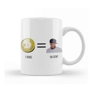 Baskı Dükkanı Dogecoin 1doge = 50CENT Kupa Bardak