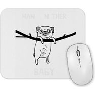 Baskı Dükkanı Dogs Pug Köpek Mouse Pad