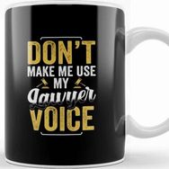 Baskı Dükkanı Don T Make Me Use My Pilot Voice Kupa Bardak