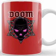 Baskı Dükkanı Doom 03 Beyaz 330 ml Porselen Kupa Bardak