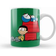 Baskı Dükkanı Doraemon Doraenuts 01 Beyaz 330 ml Porselen Kupa Bardak