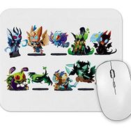 Baskı Dükkanı Dota 2 Heroes Cartoons Mouse Pad