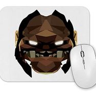 Baskı Dükkanı Dota 2 Pudge Face Mouse Pad
