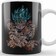 Baskı Dükkanı Dragon Ball Z Super Blue Kamehameha Kupa