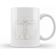 Baskı Dükkanı Dragon Ball Z Vitruvian Goku Kupa