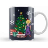 Baskı Dükkanı Dragonball Z Gohan Around The Christmas Tree Kupa