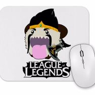 Baskı Dükkanı Draven Poro League of Legends Mouse Pad