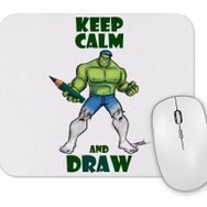 Baskı Dükkanı Draw Hulk Mouse Pad